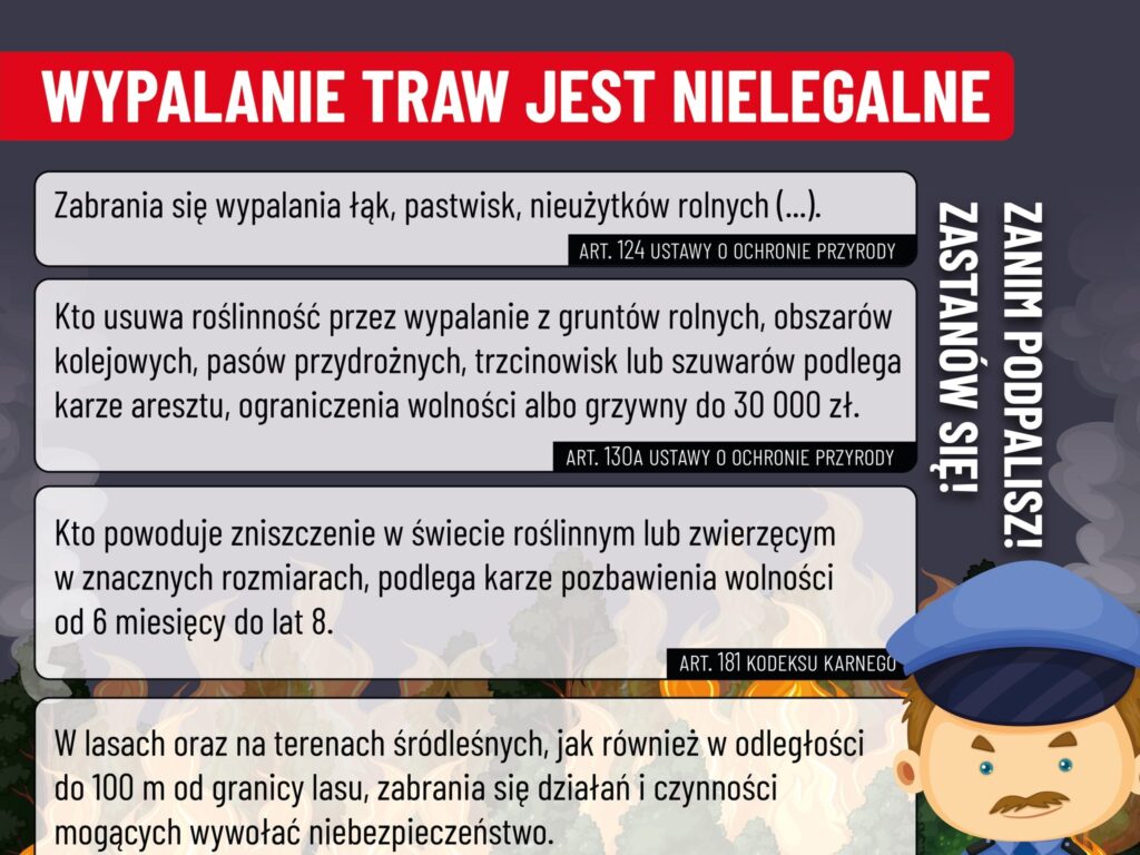 Stop wypalaniu traw