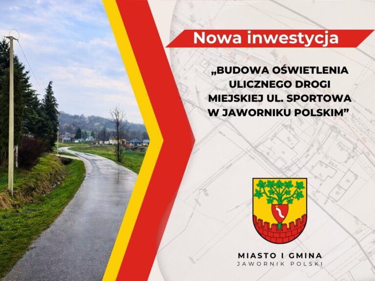 Nowa inwestycja budowy oświetlenia Jawornik Polski