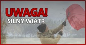 Ostrzeżenie przed silnym wiatrem w Podkarpackim