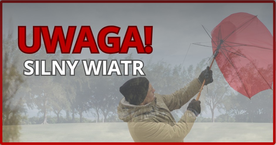 Ostrzeżenie przed silnym wiatrem w Podkarpackim