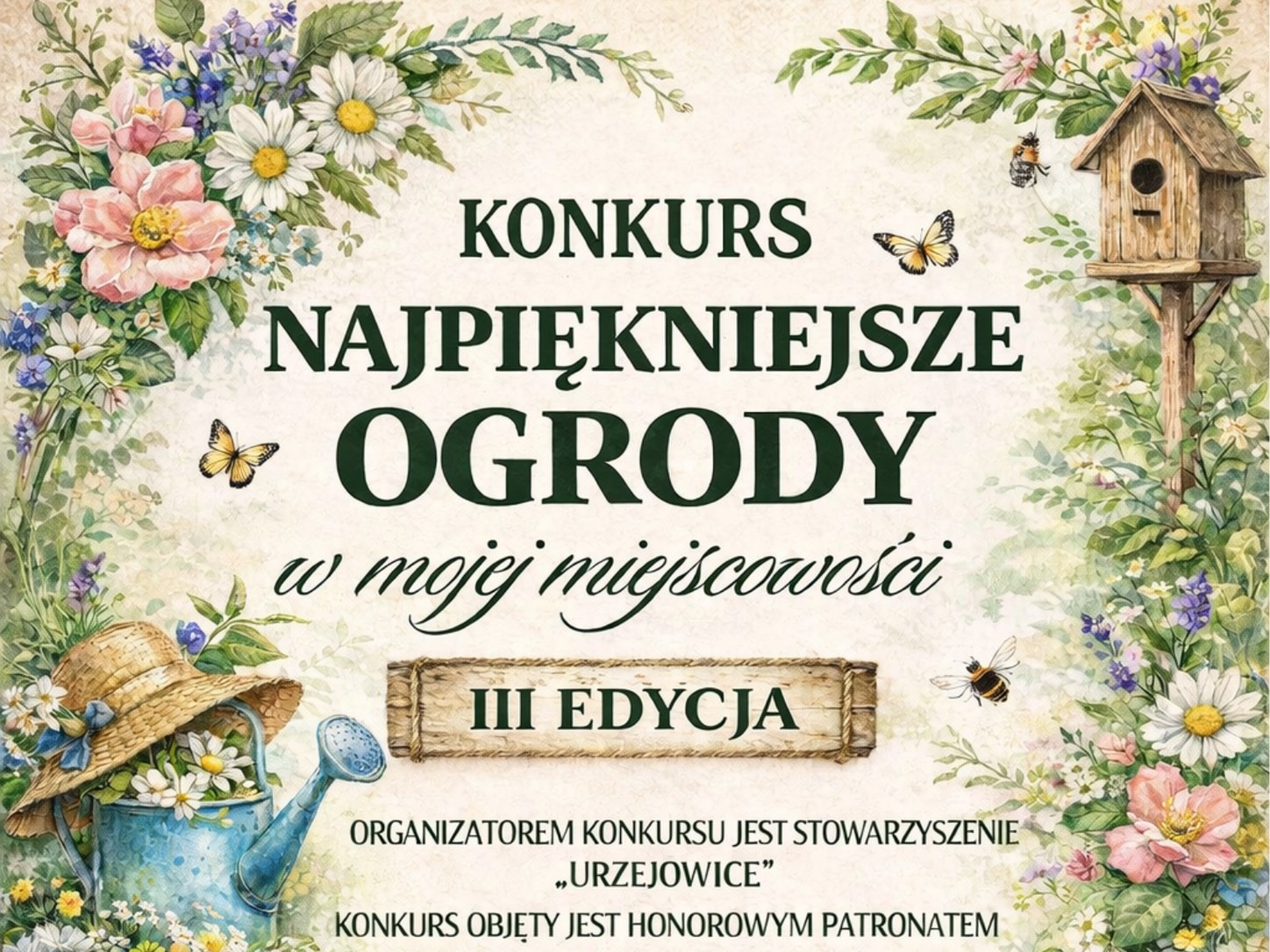 Tw&oacute;j Ogr&oacute;d Może Zostać Najpiękniejszym W Urzejowicach. Ruszyła Iii Edycja Konkursu