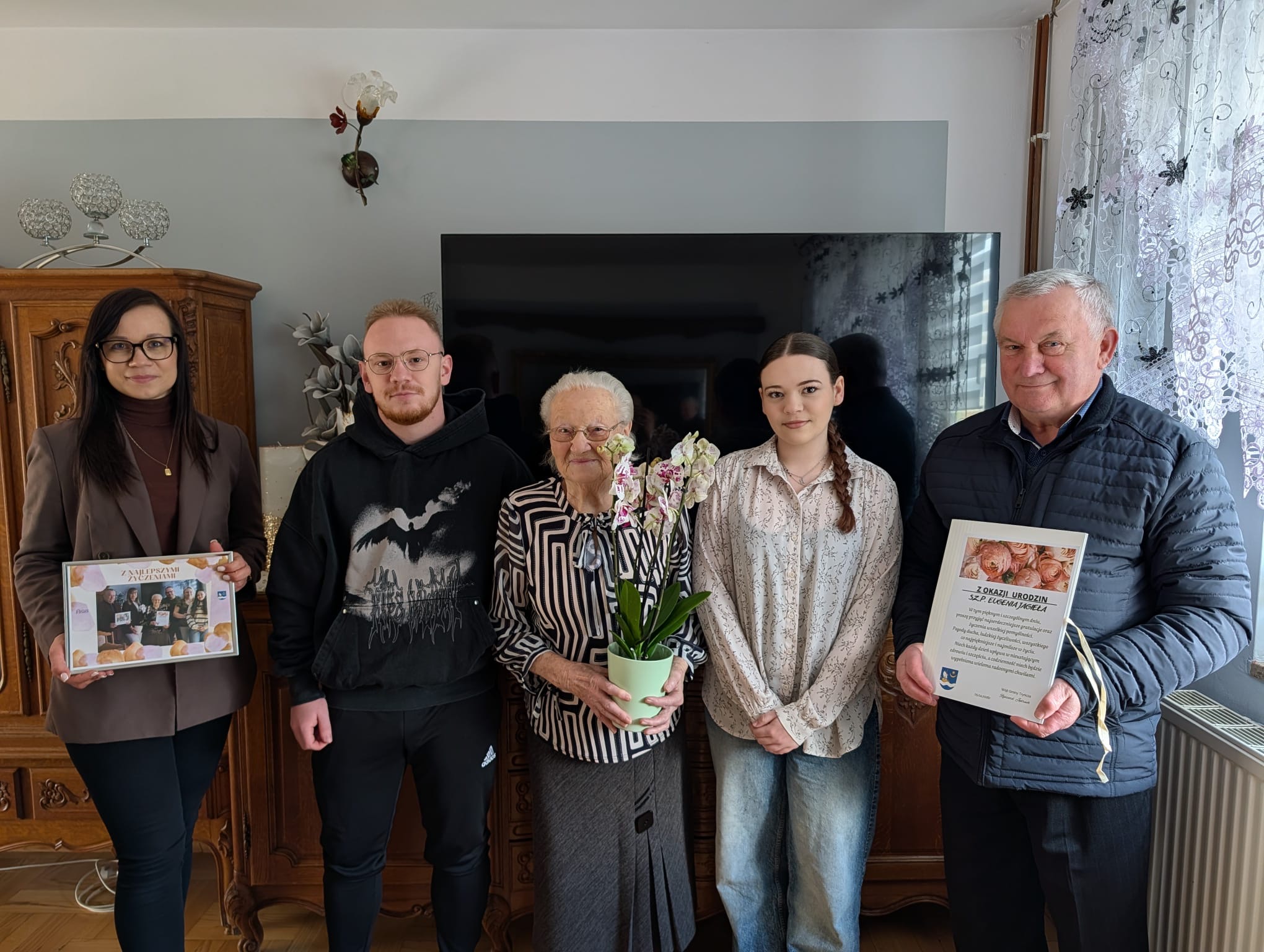 Lokalna Gazeta Internetowa 3 Wizyta U Jubilatów W Gminie Tryńcza
