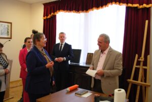 Drzeworyt płazowski i otwarcie wystawy w GOKu Jawornik Polski