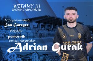 Adrian Gurak nowym zawodnikiem MKS Kańczuga