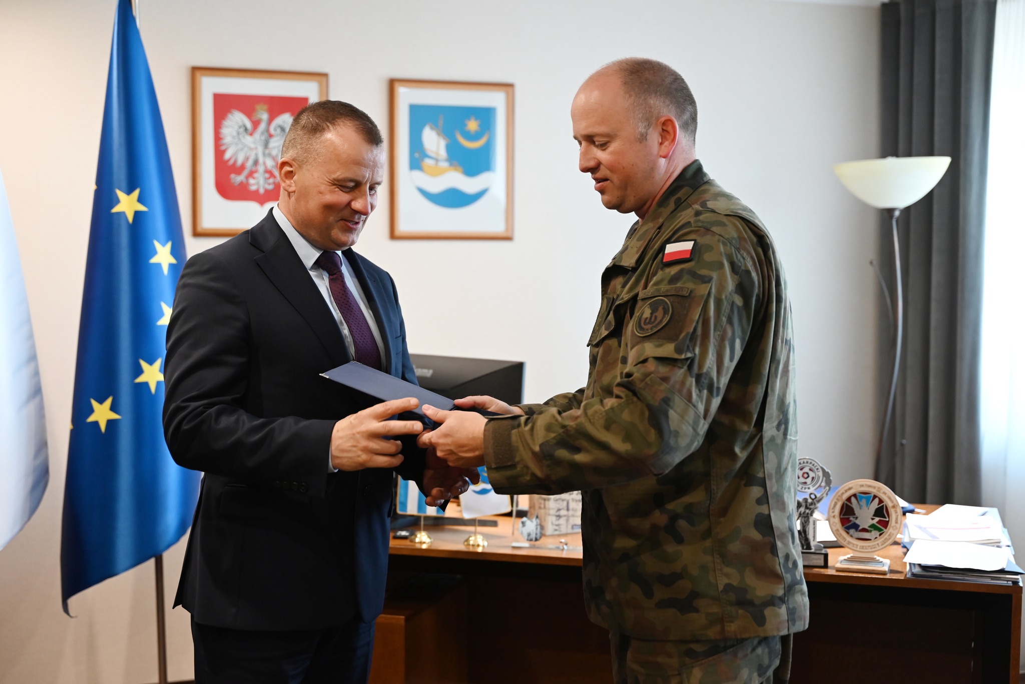 Dow&oacute;dztwo 18 Stołecznej Brygady Ot Z Wizytą W Gminie Tryńcza