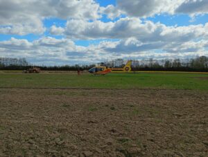 Interwencja LPR i straży pożarnej w Gniewczynie Łańcuckiej