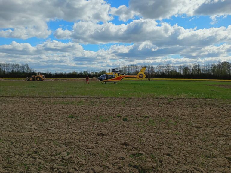 Interwencja LPR i straży pożarnej w Gniewczynie Łańcuckiej