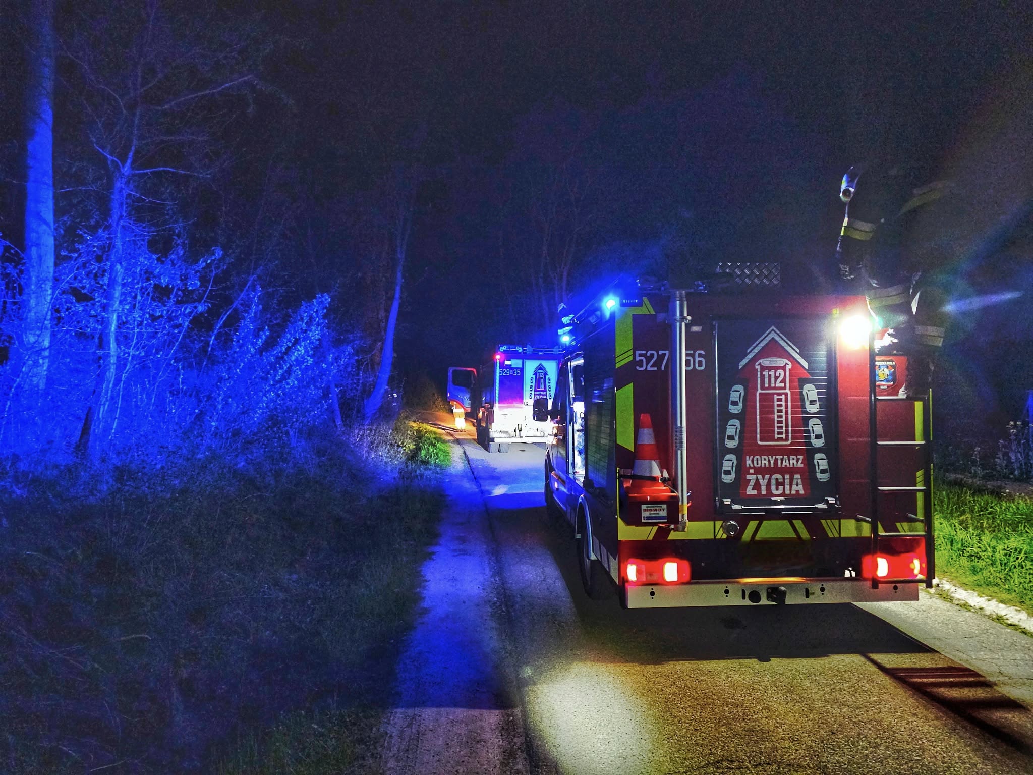 Powalone Drzewo Zablokowało Drogę W Łopuszce Małej