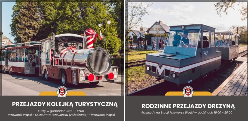 Atrakcje otwarcia sezonu 2026 wąskotorówki w Przeworsku