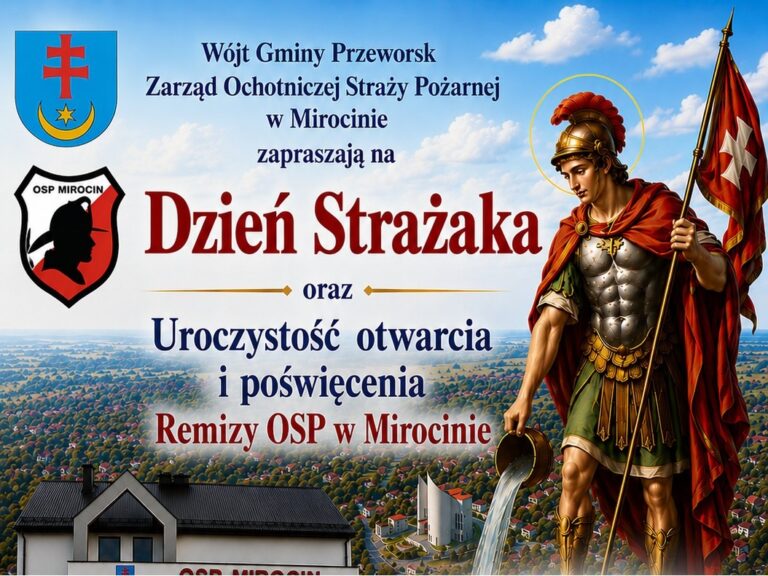 Wielkie święto w Mirocinie. Dzień Strażaka połączony z otwarciem nowej remizy