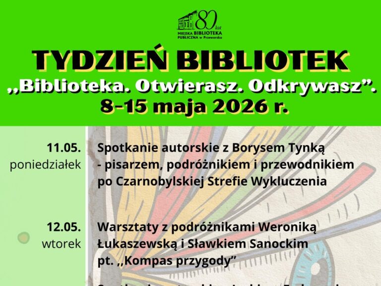 Tydzień Bibliotek w Przeworsku - plakat