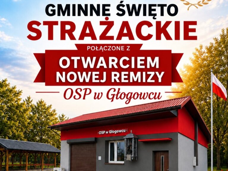Gminne Święto Strażackie w Głogowcu już 23 maja 2026