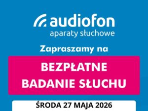 Słyszysz gorzej w hałasie? Wykorzystaj 15 minut i zbadaj słuch za darmo w Sieniawie