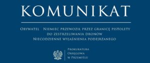 Obywatel Niemiec przewoził przez granicę pistolety do zestrzeliwania dronów oraz naboje hukowe