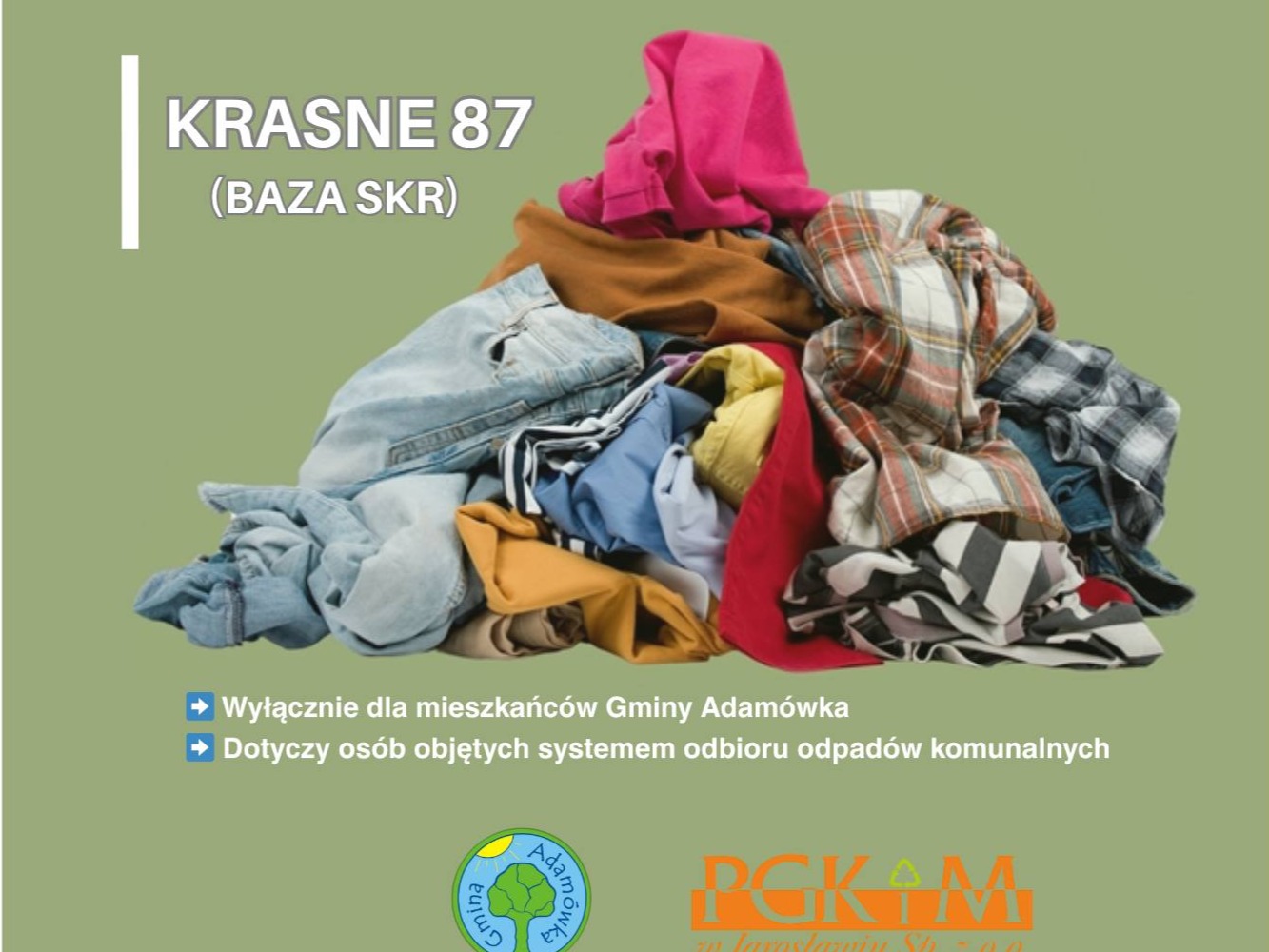 Plakat Zbi&oacute;rki Tekstyli&oacute;w W Adam&oacute;wce