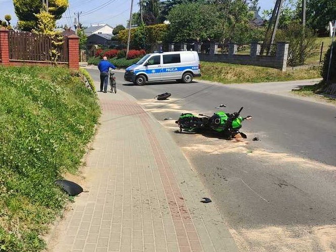 Lokalna Gazeta Internetowa 29 Wypadek Z Udziałem Motocyklisty W Kosinie