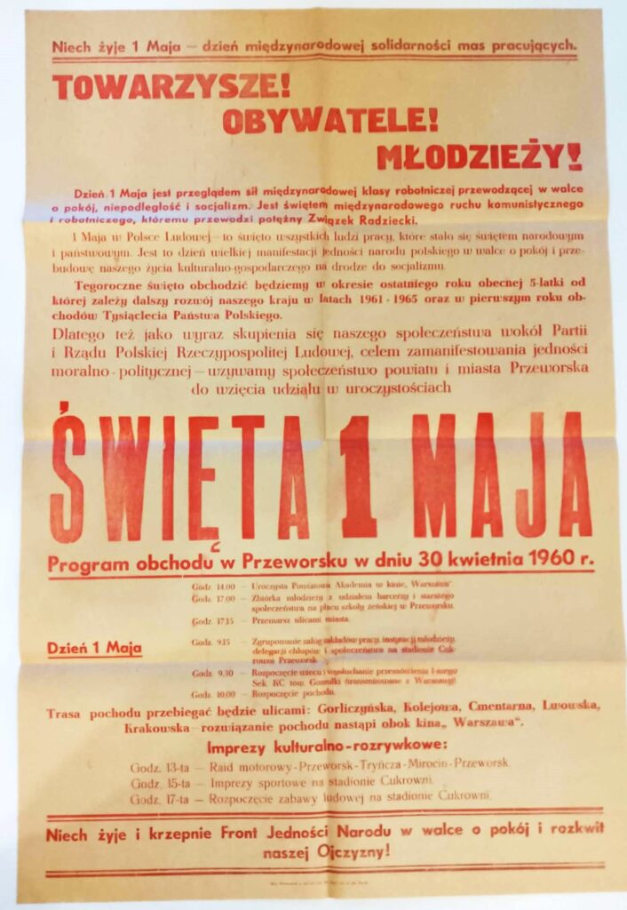 Pochody, Hasła I Festyny. Tak Wyglądało Święto Pracy W Przeworsku Kilka Dekad Temu