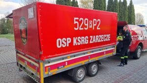 OSP KSRG Zarzecze z nowym sprzętem przeciwpowodziowym