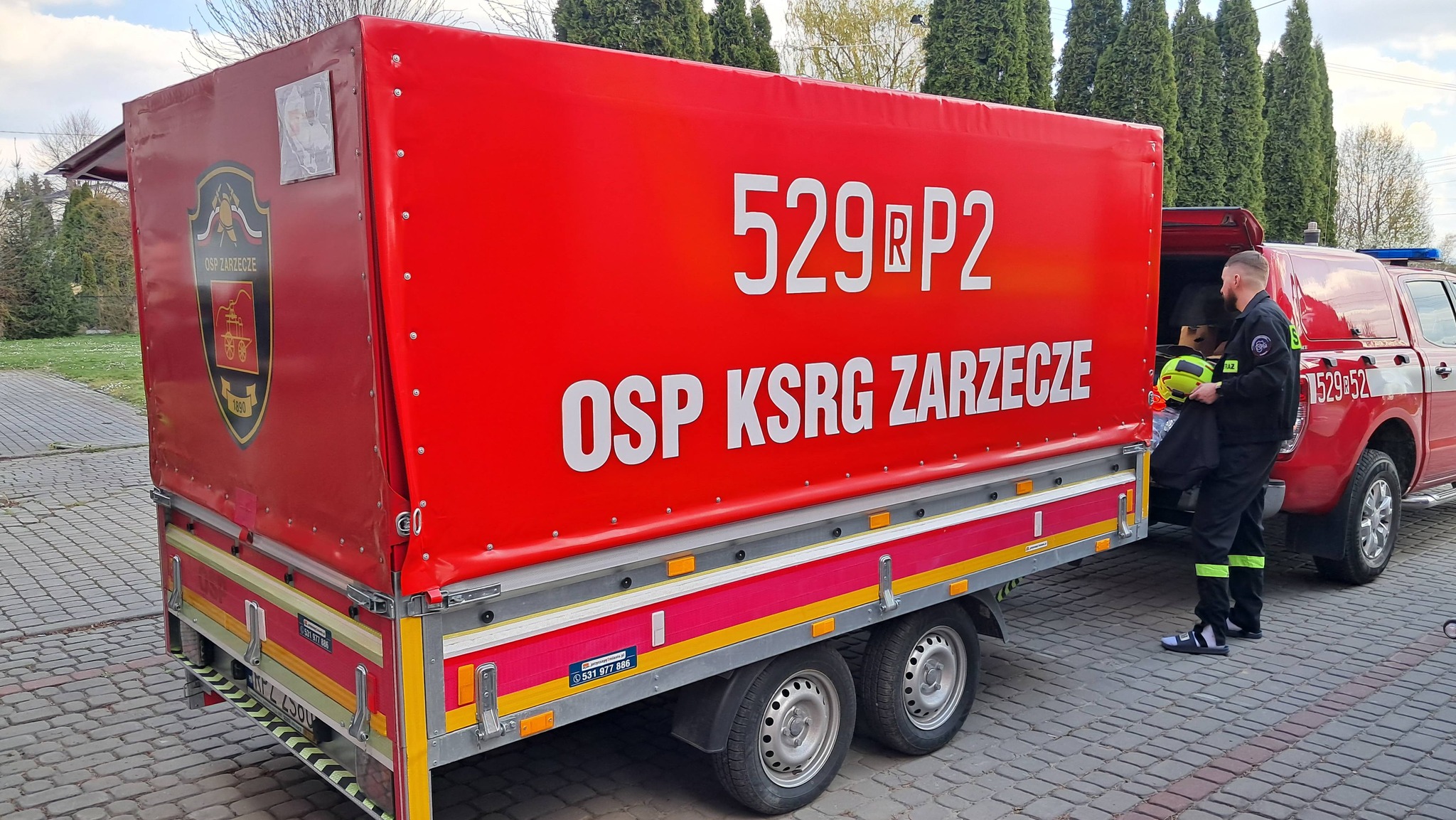 Osp Ksrg Zarzecze Z Nowym Sprzętem Przeciwpowodziowym