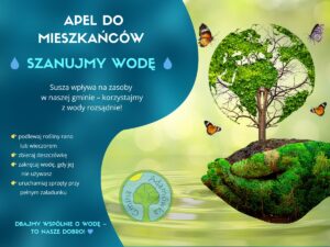Adamówka apeluje o oszczędność wody
