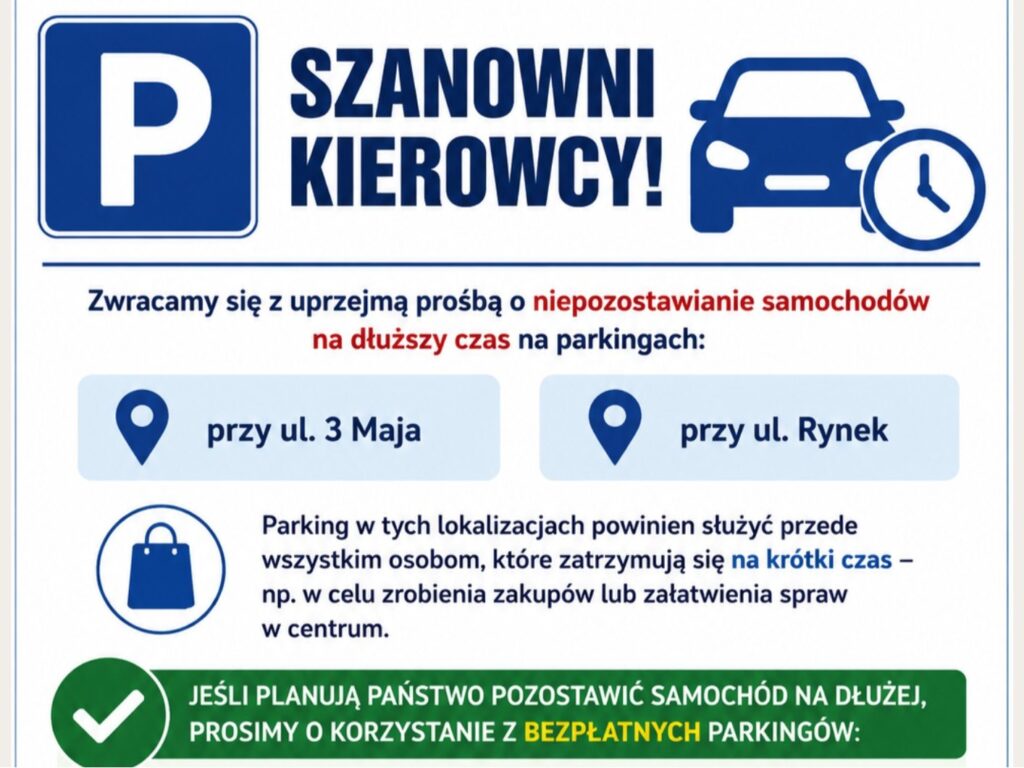 Parkowanie w centrum Kańczugi