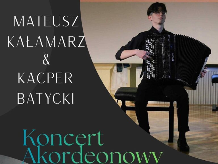 Dzisiaj wyjątkowy koncert akordeonowy w Zespole Pałacowo-Parkowym