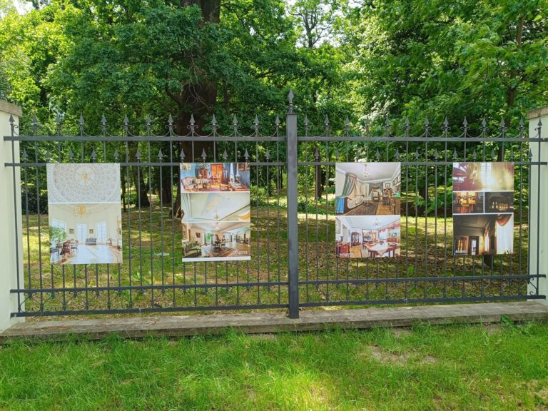 Niezwykłe sekrety pałacu w Zarzeczu zawisły na... ogrodzeniu!