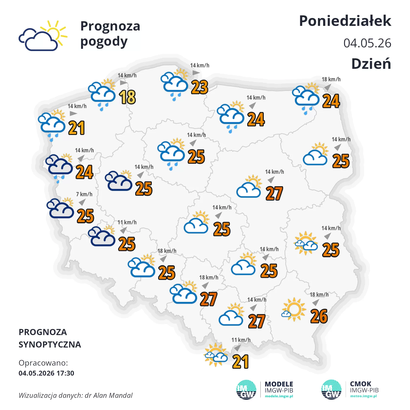 Mapa Pogodowa Polski 5 Maja 2026