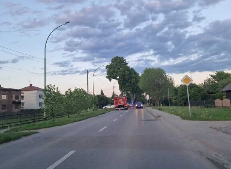 Wypadek z udziałem kierującego hulajnogą elektryczną w Łańcucie