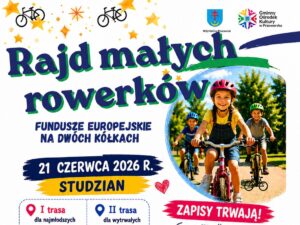 Rajd Małych Rowerków w Studzianie 2026