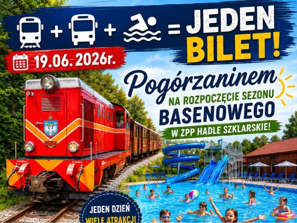 Pogórzaninem na basen! Wyjątkowa oferta Przeworskiej Kolejki Wąskotorowej