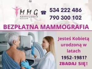 Bezpłatne badania mammograficzne w Sieniawie. Sprawdź terminy i numery rejestracji
