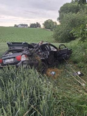 Zdarzenie Drogowe W Miejscowości Białoboki 1 Zdarzenie Drogowe W Miejscowości Białoboki