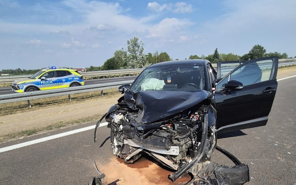 Zdarzenie Drogowe Na Autostradzie A4 1 Zdarzenie Drogowe Na Autostradzie A4