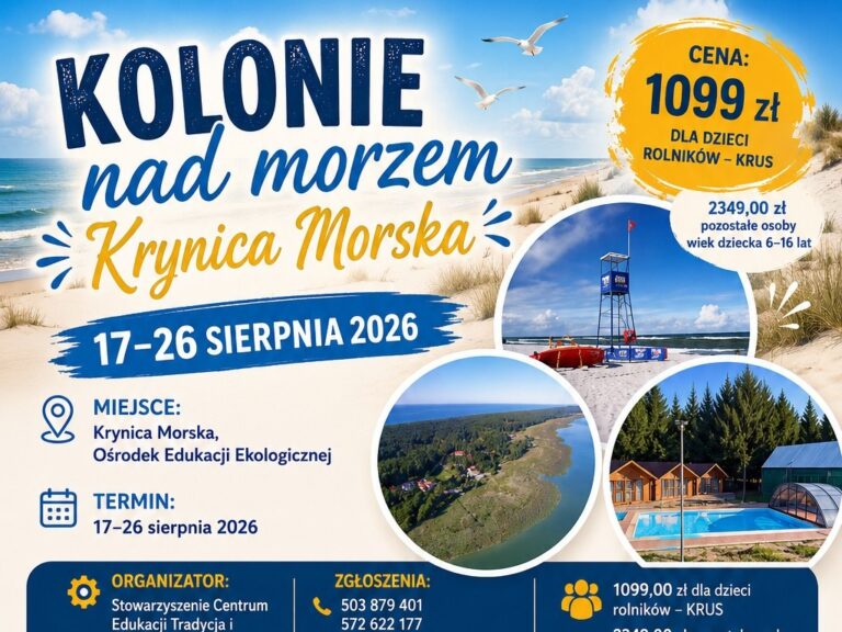 Kolonie dla dzieci roników 2026