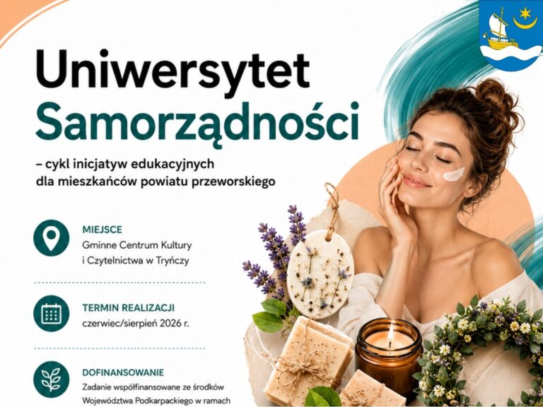 Uniwersytet Samorządności w Tryńczy 2026 plakat