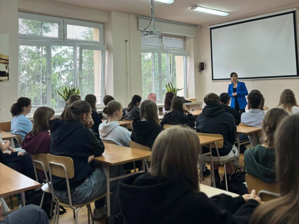 Wizyta konsul honorowego Słowacji w I LO w Przeworsku