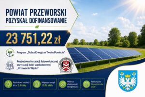 Powiat Przeworski rozbuduje fotowoltaikę przy stacji Przeworsk Wąski