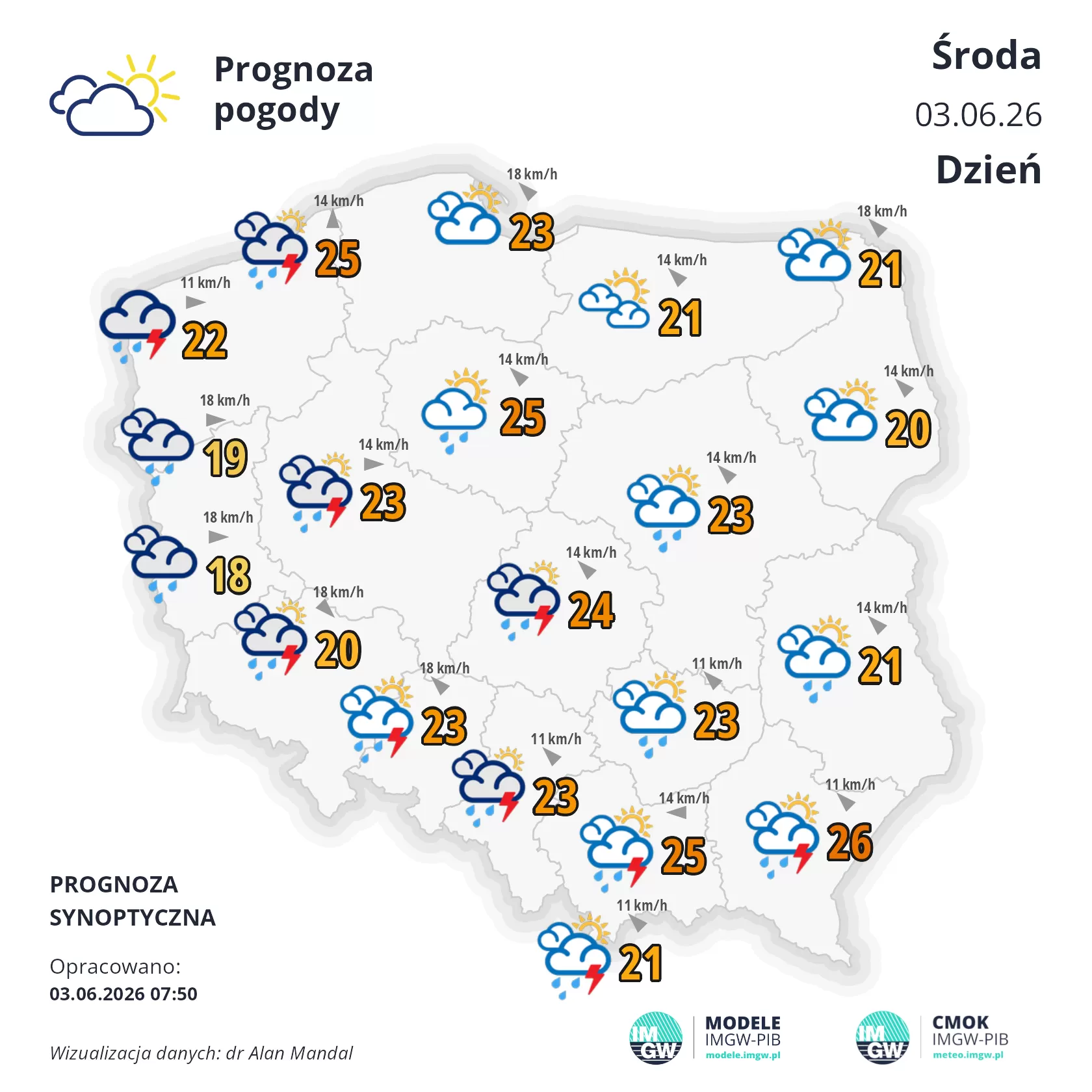Mapa Pogodowa Polski 3 Czerwca 2026