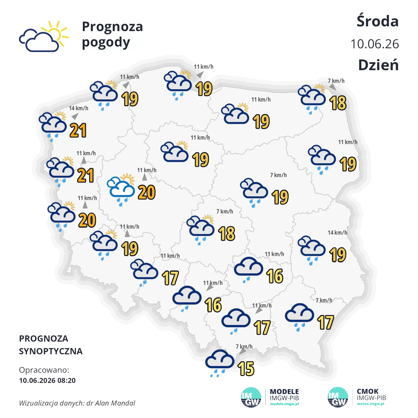 Lokalna Gazeta Internetowa 28 Mapa Pogodowa Polski 10 Czerwca 2026