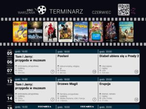Terminarz Kino Warszawa w Przeworsku na czerwiec 2026