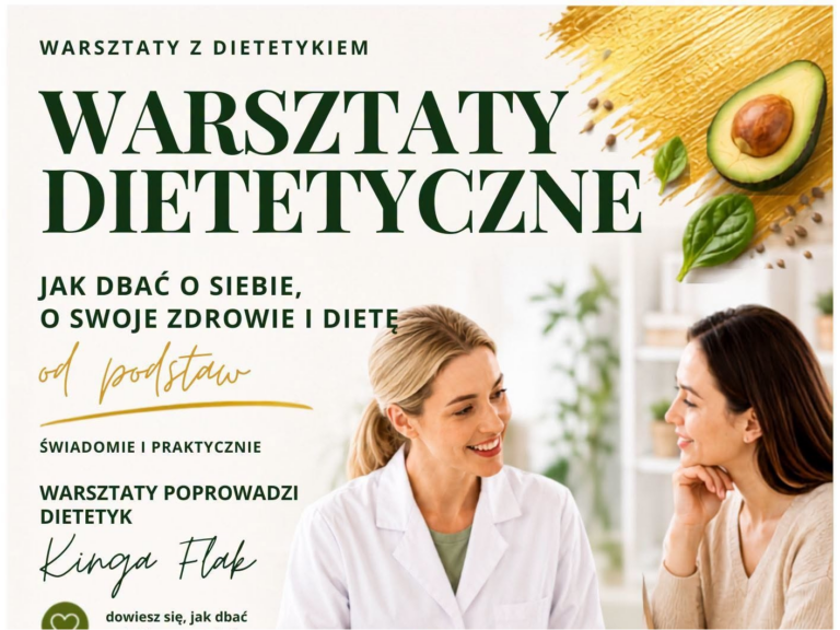 Dzisiaj w Tryńczy bezpłatne warsztaty z dietetykiem Kingą Flak