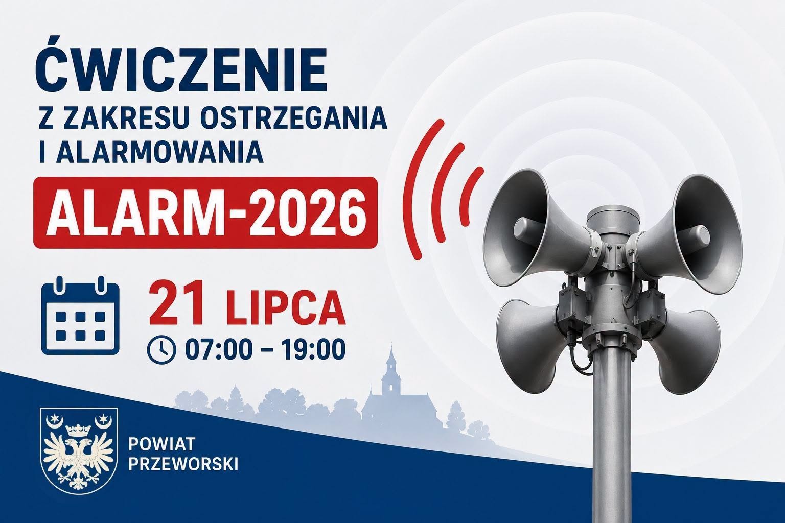 Lokalna Gazeta Internetowa 10 Ogólnopolskie Ćwiczenia Alarm-2026 Już 21 Lipca. Syreny Zawyją Także W Powiecie Przeworskim