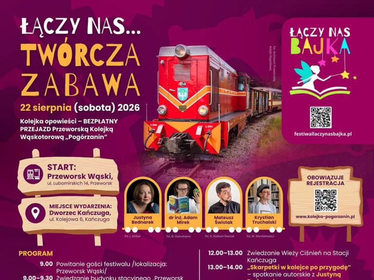 Festiwal "Łączy nas bajka" na stacji w Kańczudze. Ruszają zapisy