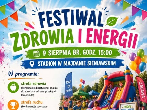 Nadchodzi Festiwal Zdrowia i Energii w Adamówce
