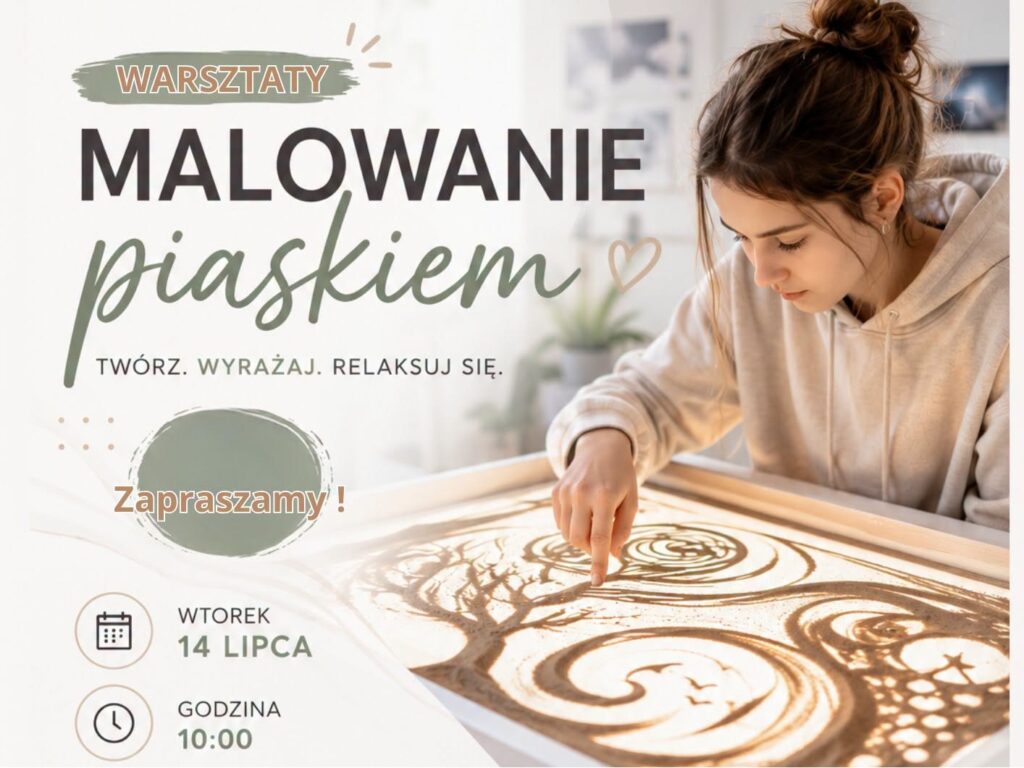 Warsztaty malowania piaskiem w Tryńczy