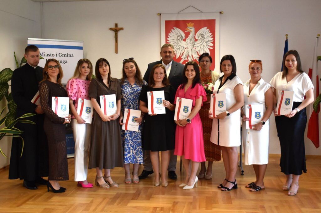 Uroczyste wręczenie aktów mianowania nauczycieli w Urzędzie Miasta i Gminy Kańczuga