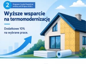 Statystyki programu "Czyste Powietrze" w Kańczudze i nowe zasady przyznawania dotacji od 20 lipca