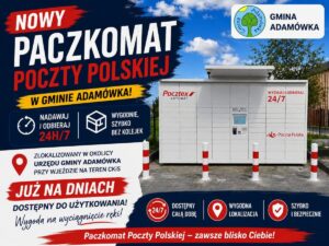W Adamówce stanie automatyczny punkt paczkowy
