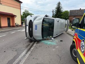 Zderzenie osobowki z ciężarówką w Gniewczynie Łańcuckiej